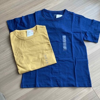 ユニクロ(UNIQLO)の新品未使用　ユニクロ半袖Tシャツ130cm2枚セット(Tシャツ/カットソー)
