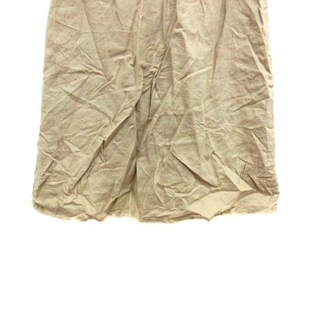 23区(ニジュウサンク)の23区 オンワード樫山 台形スカート ミモレ ロング 麻 リネン 38 ベージュ レディースのスカート(ロングスカート)の商品写真