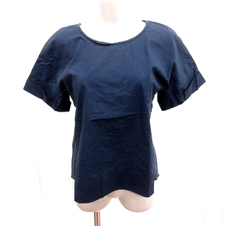 コントワーデコトニエ(Comptoir des cotonniers)のコントワーデコトニエ シャツ ブラウス 半袖 7 紺 ネイビー /RT(シャツ/ブラウス(半袖/袖なし))