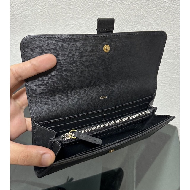 Chloe(クロエ)のChloeクロエ3P0144-275 南京錠PORTEFEUILLE 長財布 レディースのファッション小物(財布)の商品写真