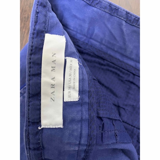 ZARA(ザラ)のZARA  ザラ　短パン　ショートパンツ　ブルー　 メンズのパンツ(ショートパンツ)の商品写真