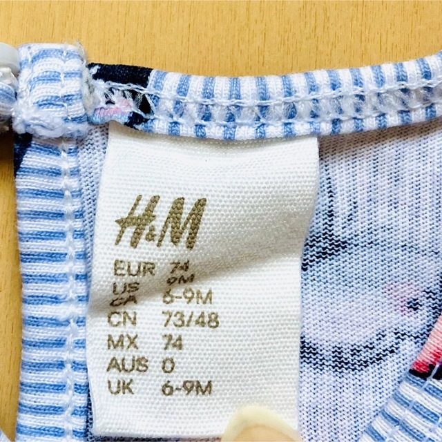 H&M(エイチアンドエム)のH&M ワンピース　6-9M キッズ/ベビー/マタニティのベビー服(~85cm)(ワンピース)の商品写真