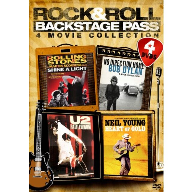 Rock & Roll Backstage Pass - 4 Movie Collection [DVD]