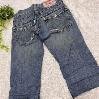 トゥルーレリジョン(True Religion)のTRUE RELIGION トュルーレリジョン　カットオフ ショートパンツ(デニム/ジーンズ)