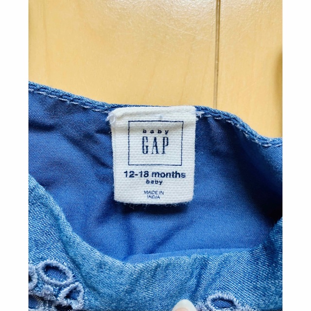 babyGAP(ベビーギャップ)のbaby GAP ワンピース　ブルマ　12-18months キッズ/ベビー/マタニティのベビー服(~85cm)(ワンピース)の商品写真