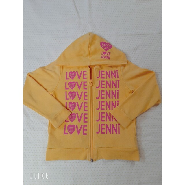 JENNI(ジェニィ)のJenni♡パーカー女の子👧サイズ120　春　イエロー💛 キッズ/ベビー/マタニティのキッズ服女の子用(90cm~)(ジャケット/上着)の商品写真