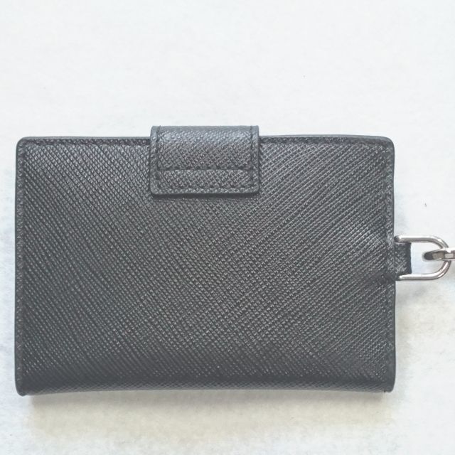 ●新品/正規品● PRADA サフィアーノレザーxレザー カードケース