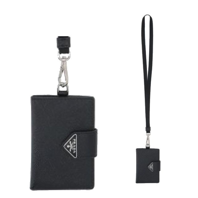 PRADA - ○新品/正規品○ PRADA サフィアーノレザーxレザー カード