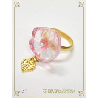 ベイビーザスターズシャインブライト(BABY,THE STARS SHINE BRIGHT)のレア！SA♡KU♡RAリング　新品未使用(リング(指輪))