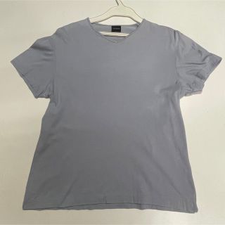 ジルサンダー(Jil Sander)のジルサンダー　JIL SANDER ブルーグレー　半袖Tシャツ　M やや難あり(Tシャツ/カットソー(半袖/袖なし))