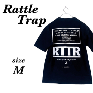 ラトルトラップ(RATTLE TRAP)のRattle Trap ラトルトラップ　Tシャツ　黒　半袖(Tシャツ/カットソー(半袖/袖なし))