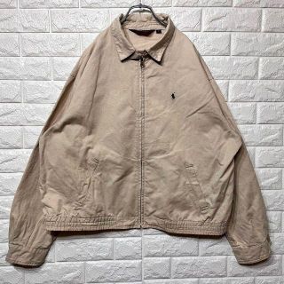 Ralph Lauren - 刺繡ロゴ☆ラルフローレンRalph Lauren ブルゾン 綿100
