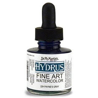 Dr. Ph. Martin's Hydrus Fine Art Watercolor 1.0 oz Payne's Gray (22H) g6bh9ry