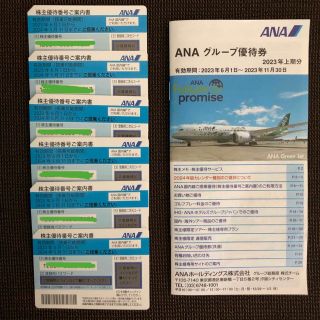 エーエヌエー(ゼンニッポンクウユ)(ANA(全日本空輸))のANA 全日空　株主優待券６枚と冊子(航空券)