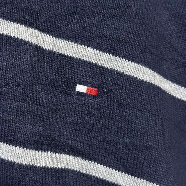 TOMMY HILFIGER(トミーヒルフィガー)の刺繡ロゴ★トミーヒルフィガーTOMMY HILFIGER セーター 綿100％ メンズのトップス(スウェット)の商品写真