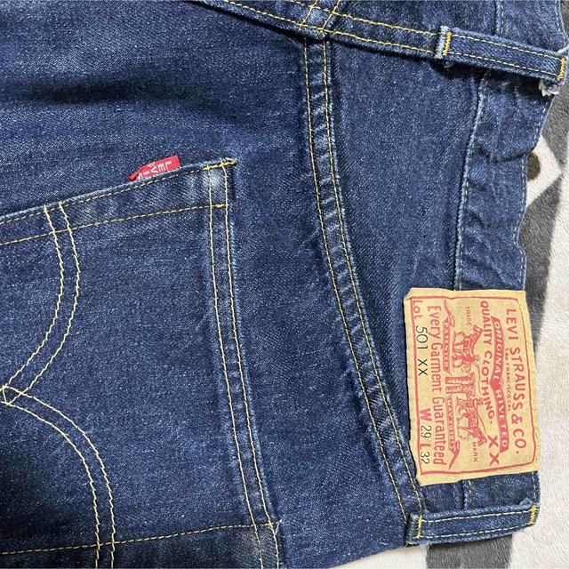 Levi's(リーバイス)のLevi’s LVC 復刻　501xx 赤耳　bigE 両面　トルコ製 1955 メンズのパンツ(デニム/ジーンズ)の商品写真