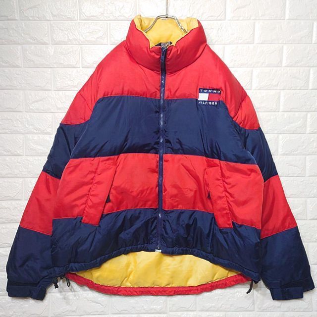 TOMMY HILFIGER - 90sフラッグロゴ☆トミーヒルフィガー ダウン ...