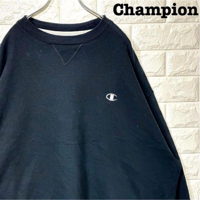 Champion(チャンピオン)の超ゆるだぼ★チャンピオンChampion ビッグスウェット 刺繡ロゴ トレーナー メンズのトップス(スウェット)の商品写真