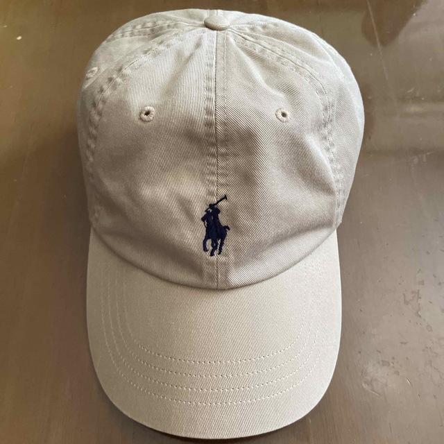 POLO RALPH LAUREN(ポロラルフローレン)のPOLO ラルフローレン　キャップ　ベージュ レディースの帽子(キャップ)の商品写真