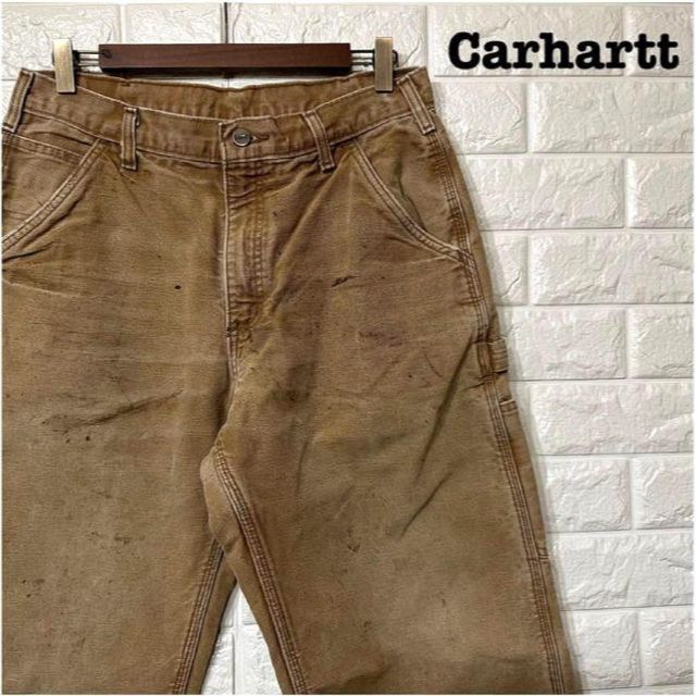 carhartt(カーハート)のワイドストレート★カーハートcarharttペインターパンツ ゆるだぼ 刺繍ロゴ メンズのパンツ(ペインターパンツ)の商品写真