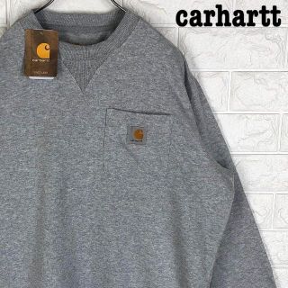 カーハート(carhartt)の刺繡胸ロゴ★カーハートcarhartt未使用スウェットトレーナー デッドストック(スウェット)