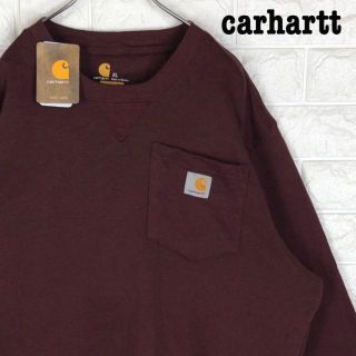 カーハート(carhartt)の未使用紙タグ付き★カーハートcarharttスウェットトレーナー 胸ロゴ 裏起毛(スウェット)