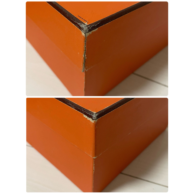 HERMES エルメス空箱 空き箱オレンジBOX 21.5＊31.5＊12.5