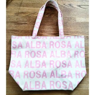 アルバローザ(ALBA ROSA)のアルバローザ ビッグ ロゴ トートバッグ 肩掛け ALBA ROSA(トートバッグ)