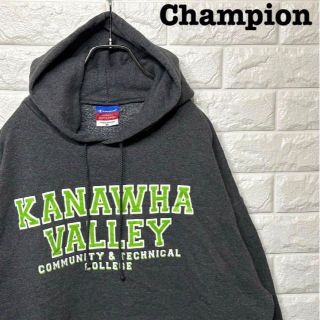 チャンピオン(Champion)のカレッジロゴ★チャンピオンChampionプルオーバーパーカーゆるだぼ刺繍袖ロゴ(パーカー)