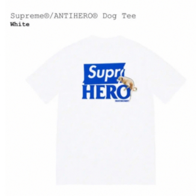 Supreme Anti Hero Dog Tee 白 XL