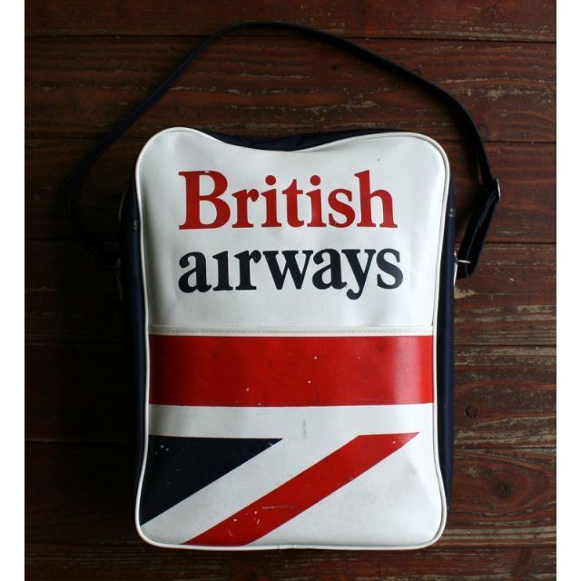 1980年代 BRITISH AIRWAYSショルダー バッグ ビン