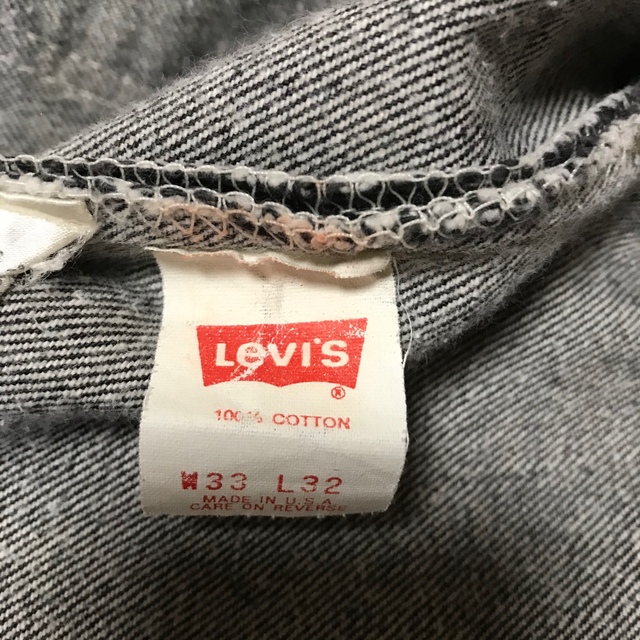 Levi's - Levi's501 先染め 90s リーバイス ブラックデニム w33 L32の