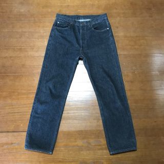 リーバイス(Levi's)のLevi's501 先染め　90s リーバイス ブラックデニム w33 L32(デニム/ジーンズ)