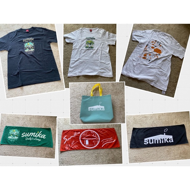 sumika タオル&Tシャツ(手提げカバン付き)セット エンタメ/ホビーのタレントグッズ(ミュージシャン)の商品写真