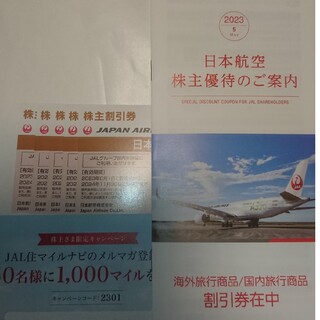 ジャル(ニホンコウクウ)(JAL(日本航空))の日本航空 株主優待 5枚(その他)