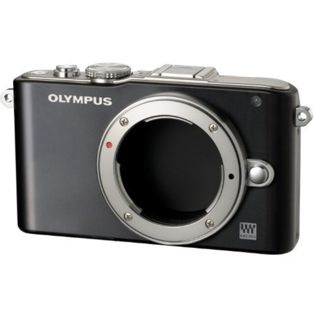 OLYMPUS PEN Lite/E-PL3/デジタルカメラ/ミラーレス一眼ストラップ黒