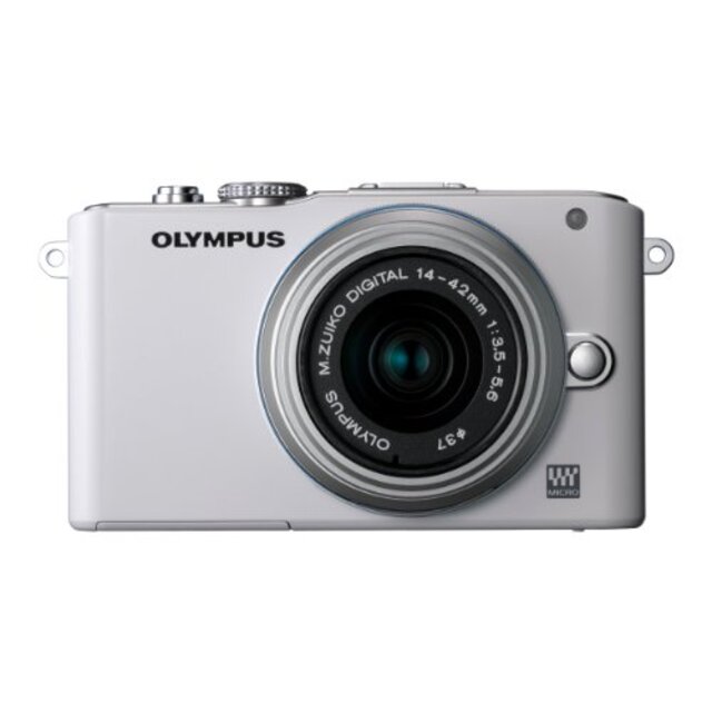 OLYMPUS ミラーレス一眼 PEN Lite E-PL3 レンズキット ホワイト E-PL3 LKIT WHT g6bh9ry