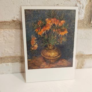 ⭐新品未使用⭐フィンセント・ファン・ゴッホ　銅の花器のフリティラリア　ポストカー(絵画/タペストリー)