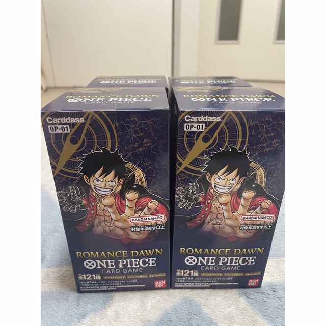 新品】ワンピースロマンスドーンROMANCE DAWN4BOXテープあり 新品】ワンピースロマンスドーンROMANCE DAWN4BOXテープあり