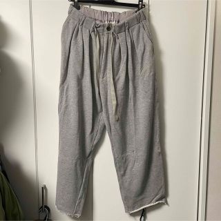 sillage loop wheel baggy trousers(その他)