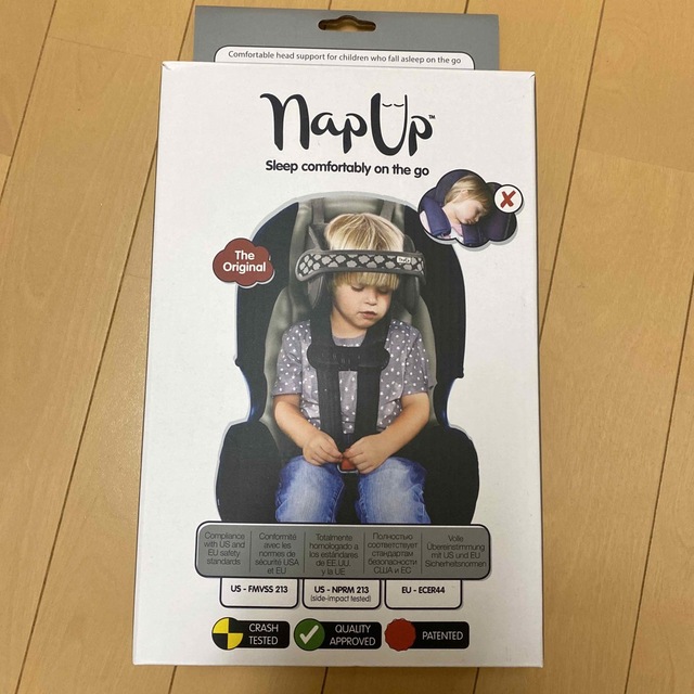 日本育児(ニホンイクジ)のNapUp ナップアップ　うたたねサポート キッズ/ベビー/マタニティの外出/移動用品(自動車用チャイルドシートクッション)の商品写真