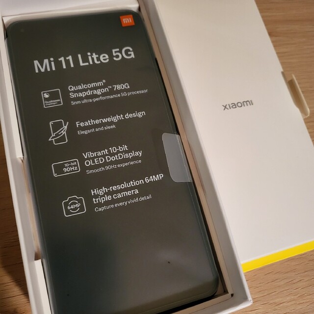 Xiaomi Mi 11 Lite5G トリュフブラック　SIMフリー 6