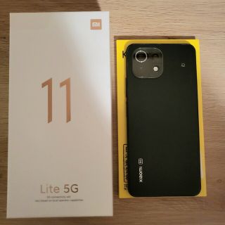 アンドロイド(ANDROID)のXiaomi Mi 11 Lite5G トリュフブラック　SIMフリー(スマートフォン本体)