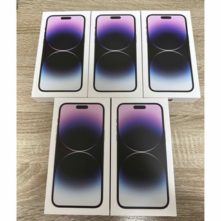アップル(Apple)のiPhone 14 Pro Max 256GB deep purple5台セット(スマートフォン本体)