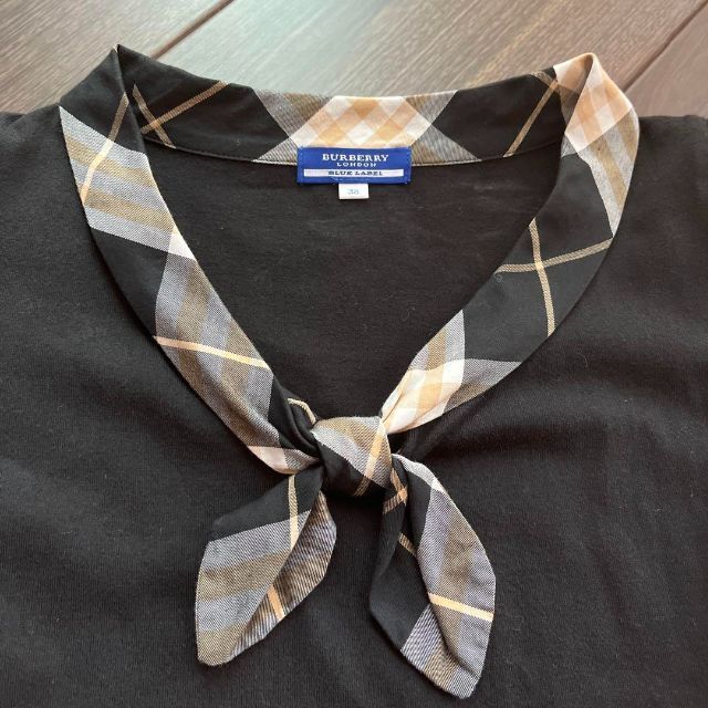 BURBERRY(バーバリー)のバーバリー　セーラーTシャツ レディースのトップス(Tシャツ(半袖/袖なし))の商品写真