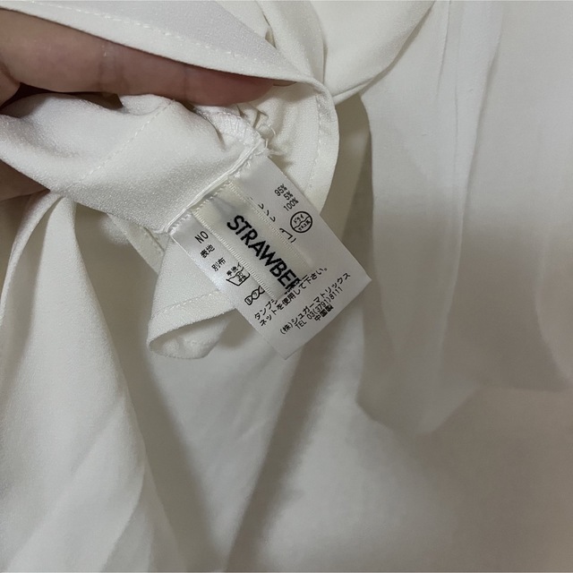 STRAWBERRY-FIELDS(ストロベリーフィールズ)のバルーン袖　ブラウス　シフォンブラウス レディースのトップス(シャツ/ブラウス(半袖/袖なし))の商品写真