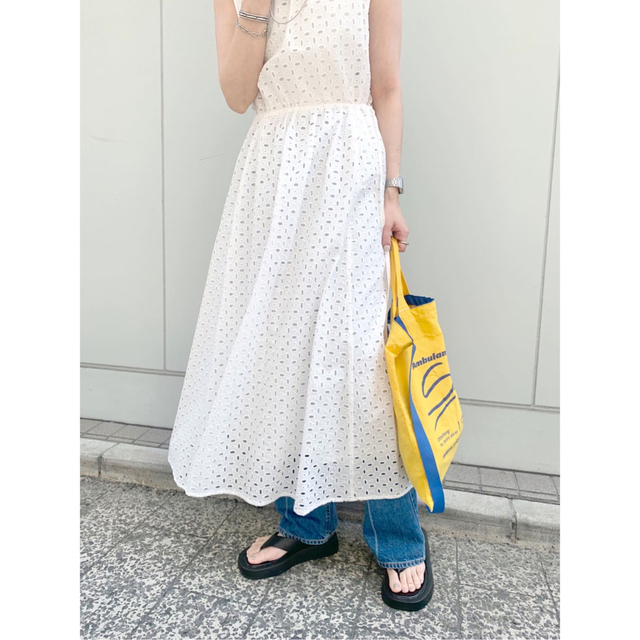 IENA - SHENERY シーナリー カットワークレースロングドレス 新品 ノースリーブの通販 by ♡CANDYBEAR♡|イエナならラクマ