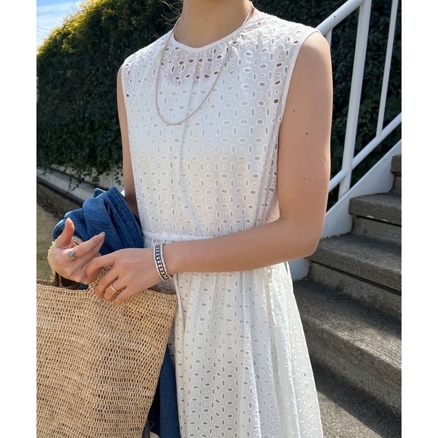 IENA - SHENERY シーナリー カットワークレースロングドレス 新品 ノースリーブの通販 by ♡CANDYBEAR♡|イエナならラクマ