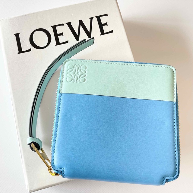 正規美品♡ LOEWE ロエベ バイカラーコンパクトジップウォレット | フリマアプリ ラクマ