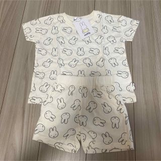 ミッフィー(miffy)の新品未使用タグ付き　ミッフィー　セットアップ　100cm(Tシャツ/カットソー)